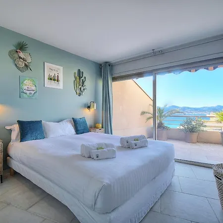 Immogroom - Panoramic Sea View - Terrace - 1 Min From The - Parking 公寓
